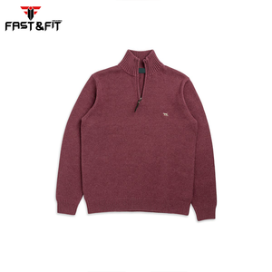 Venta caliente Suéter de invierno de los hombres por encargo Manga larga Estilo de la calle Cuello redondo Diseño liso - Product Image 3