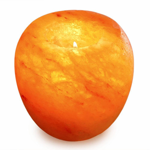 Portavelas de sal hecho a mano con etiqueta privada al por mayor o forma de estrella de sal de roca rosa del Himalaya soporte de luz de té hecho a mano origen PK - Product Image 2