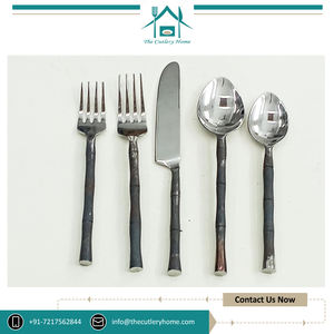 El mejor fabricante y proveedor de juego de cubiertos de diseño moderno de la India con mango forjado a mano, respetuoso con el medio ambiente y para bodas - Product Image 2
