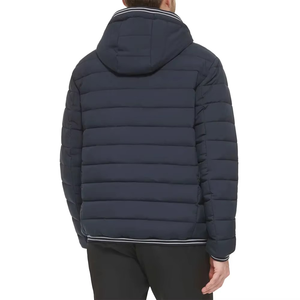 Chaqueta de Invierno para Hombre 2026, con Capucha, Acolchada, con Logotipo Frontal, Elegante, Cómoda, Transpirable, Cortavientos - Product Image 2