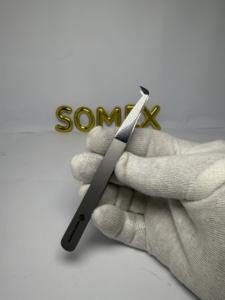 แหนบปลูกขนขนาด11.5ซม. แหนบพลาสติกสองชั้น - Product Image 5