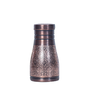 Etching Design Pure Copper <b>Metal</b> Water <b>Bottle</b> for <b>Drinking</b> Water Bedside Copper Vessel in Bulk Price - Product Image 1