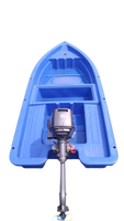 Bateau de pêche en plastique PE, capacité 3 personnes, 3,2 mètres, technologie de rotomoulage pour la pêche en mer