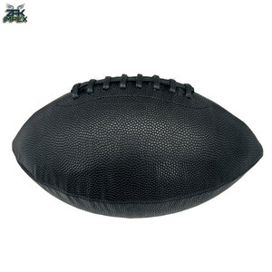 Bán buôn thể thao chơi bóng bầu dục bóng tùy chỉnh thiết kế mới nhất da đen cá nhân ngoài trời chính thức Kích thước trọng lượng bóng bầu dục bóng - Product Image 5