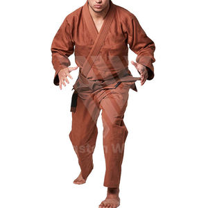 Diseña tu propio logotipo, conjuntos de uniformes de Karate de Judo Unisex personalizables, ropa de artes marciales de algodón 100% de alta calidad - Product Image 2