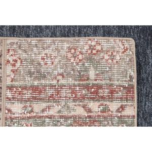 พรมตุรกีวินเทจ ขนาด 2.1x6.7 ฟุต (64x205 ซม.) ลายปะติดสีน้ำตาล - Product Image 5