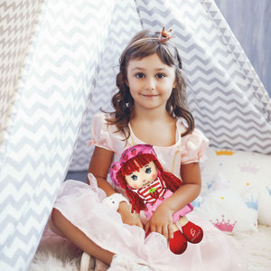 Bambola di pezza in peluche da 25 cm, regalo di compleanno per ragazzi e ragazze - Product Image 1