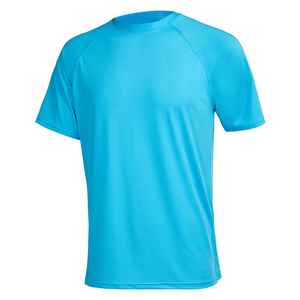 T-shirts d'été pour hommes grande taille UPF 50+ Sports de plage Chemise de surf Manches courtes Séchage rapide Respirant Vêtements de sport Top de natation en plein air - Product Image 3
