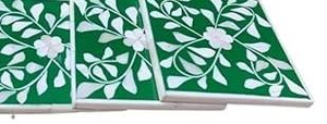 <b>Set</b> of 4 Classic Eco-Friendly Bone Inlay Coasters for Luxury Serving Gifting Home Decor - Product Image 3