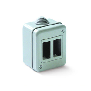 Cassetta da Parete Interna Rotonda a 2 Posti IP40 - Product Image 1