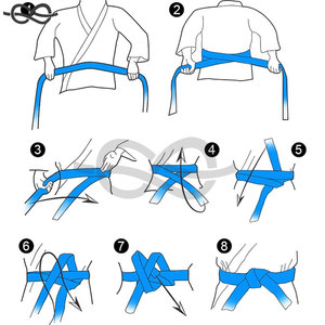 BJJ jiujitsu เข็มขัดยูโดทำจากผ้าฝ้ายศิลปะการต่อสู้อุปกรณ์กีฬาคาราเต้ชุดศิลปะการต่อสู้ขายส่ง - Product Image 6