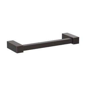 Modern Black Metal Towel Stand With Polished Finished Delivering Functional <b>Storage</b> And Stylish Contemporary Look - Product Image 1