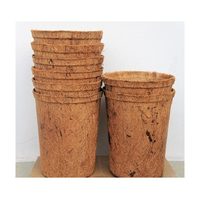 Penjualan Terbaik 100% alami VIETNAM kelapa COIR pot tanaman BIODEGRADABLE benih pemula cangkir Rumah & Taman Lubang drainase
