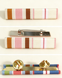 Custom Ribbon <b>Badge</b> | Medal Ribbon Bar with <b>Pin</b> <b>Backing</b> | Award Ribbon for Souvenir & Uniform Decoration - Product Image 2