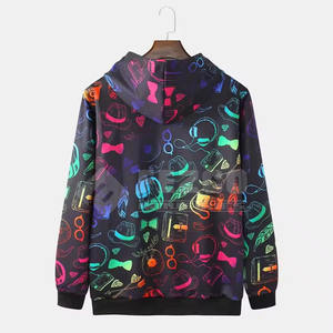 Nouveau design Sweats à capuche en coton mélangé sublimation Meilleur sweat à capuche sublimation quantité minimale de commande bas Sweat à capuche sublimation - Product Image 2