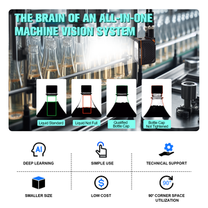 Caméra intelligente programmable par algorithme IA, 60 ips, 1,3 MP, avec apprentissage profond intégré pour l'inspection automatisée - Product Image 2