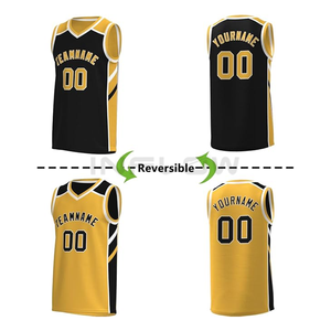 Conception personnalisée Basketball Jersey Sublimation Youth Team Pattern Uniforms Sets Basketball Apparel 100% Polyester - Product Image 2