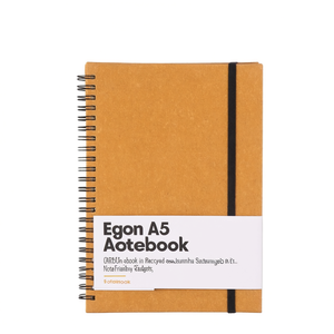 Taccuino Egon A5 in Pelle Riciclata, Gadget Sostenibili ed Ecologici - Product Image 3