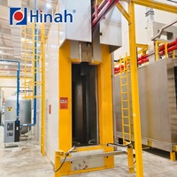 Usine de revêtement électrostatique en poudre pour barres omnibus avec système de convoyage électrique et libre