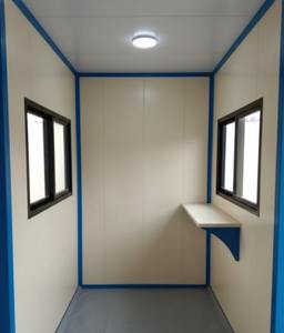 บ้านยามสำเร็จรูปแบบโมดูลาร์ |   ห้องรักษาความปลอดภัยแบบสำเร็จรูป |   ห้องพักยามแบบพกพา ห้องพักยามแบบโมดูลาร์ บ้านพักยามแบบโมดูลาร์ - Product Image 6