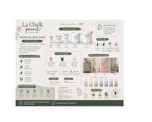 02 PEARL 500ml LaChalk Hybrid <b>Chalk</b> Resin Paint Furniture Paint Liquid Coating Made in Italy - Product Image 4