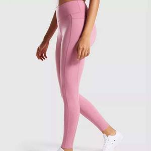High Waist Workout Clothing <b>Seamless</b> Tights gym Sports Yoga Pants <b>Leggings</b> Sets <b>Women</b> Spandex Polyester Solid Color <b>Legging</b> 2025 - Product Image 4
