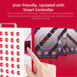 Perangkat Kecantikan Wajah Portabel Redfy Quad Core Lampu LED Fleksibel Near Infrared 630Nm 660Nm 810Nm 850Nm 300W Panel Terapi Cahaya Merah - Product Image 3