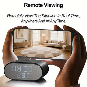 Cámara de Seguridad Inalámbrica con Reloj Despertador 4K, Detección de Movimiento, Compatible con WIFI, Visualización Remota en Tiempo Real, Alertas por Aplicación y Correo Electrónico, Datos en la Nube, IP - Product Image 4