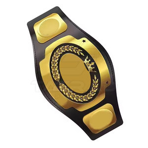 Cinturón de Campeonato de Lucha Libre Profesional Personalizable de Cuero Ligero para Entrenamiento de Artes Marciales Unisex, Servicio OEM - Product Image 5