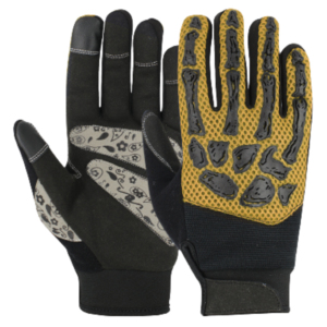 Guantes de seguridad de impacto de cuero sintético reforzado de mejor rendimiento AMARA gran oferta guantes de mecánico de protección Industrial de algodón - Product Image 2
