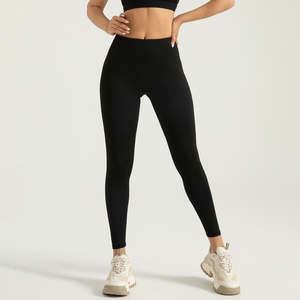 Mallas de Yoga transpirables de LICRA para mujer, pantalones de entrenamiento elásticos sin costuras de secado rápido, ropa deportiva de cintura alta, mallas deportivas para gimnasio - Product Image 6