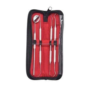 Kit d'instruments dentaires manuels professionnels, équipement dentaire de haute précision pour les procédures d'hygiène bucco-dentaire en clinique hospitalière - Product Image 1