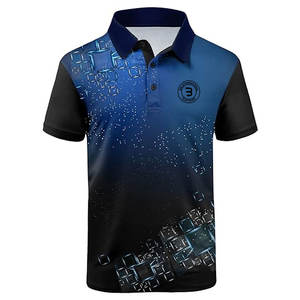 Athletic Men Golf Polo Shirts Breathable Stretch For Smooth <b>Swing</b> <b>Outdoor</b> Practice And Weekend Play - Product Image 1