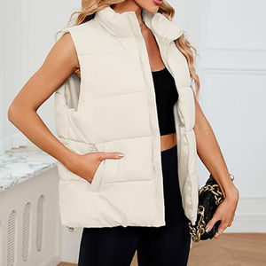 Chaleco acolchado de alta demanda para mujer, chaqueta de invierno para acampar al aire libre, 3 niveles de calor, calentador de cuerpo cálido, chaqueta acolchada para mujer, chaleco - Product Image 2