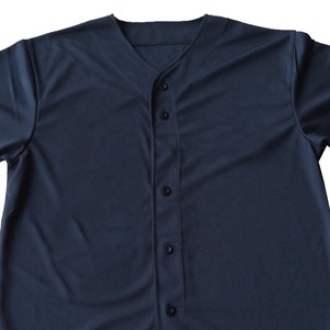 Maillots de baseball unisexes sur mesure de haute qualité, respirants, grande taille, en mesh, col en V, avec logo personnalisé - Product Image 2