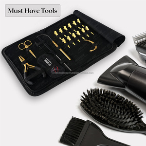 Nono & Micro Ring-aplicador de extensiones de cabello, alicates con 12 pinzas para secar el pelo, juego de pinzas y minitijera - Product Image 6