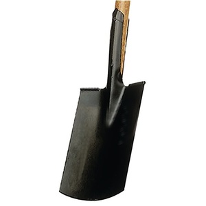 จอบก่อสร้างครัมโฟลซ์ ขนาด 2 รุ่น 285 x 185/180 มม. เครื่องมือทำสวนพร้อมด้ามจับรูปตัว T และฐานรองเท้า - Product Image 1