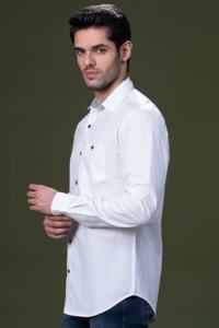 Chemises en coton respirant pour hommes, chemises décontractées à manches longues, chemises brodées de fleurs 3D - Product Image 4