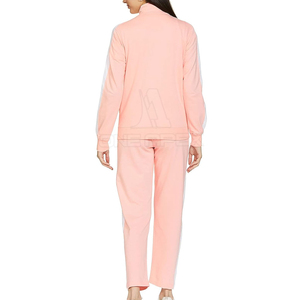 ชุดวอร์มสตรีชุดวอร์มผ้าฝ้ายโพลีเอสเตอร์ผ้าฝรั่งเศสเทอร์รีแอซิดซักกางเกงซักซักแบบปรับแต่งได้ชุดวอร์ม - Product Image 2