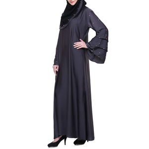 2024 nouvelles dames musulmanes longue Abaya avec étiquette personnelle bas prix léger Abaya pour les femmes vente - Product Image 2