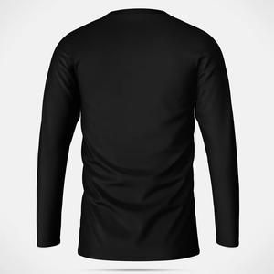 เสื้อยืดสตรีทแวร์ระบายอากาศได้ดีสำหรับผู้ชายเสื้อยืดแขนยาวทรงปกติแห้งเร็วแบบสั่งตัด - Product Image 2