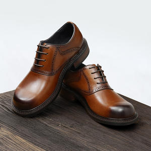 Chaussures de bureau en cuir véritable pour hommes avec semelle antidérapante et doublure respirante, chaussures formelles - Product Image 2