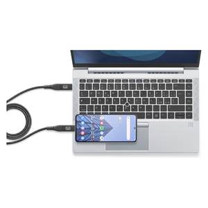 Cable de Datos USB-C 3.1 de 100 W para Transferencia Rápida, 1 m, Gris, USBDATA31C2CTAB1MK - Product Image 3