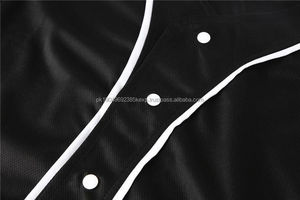 Wholesale 100% Polyester Baseball Jersey t <b>Shirt</b> for <b>Men</b> Custom Quick Dry Training Uniform <b>Men</b> Embroidery Mesh <b>Printing</b> Jersey - Product Image 3