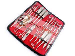 Kit d'instruments dentaires oraux de base de qualité supérieure 37 pièces ensemble de scalpel porte-aiguille pince d'ascenseur de haute qualité-Source d'alimentation manuelle - Product Image 2