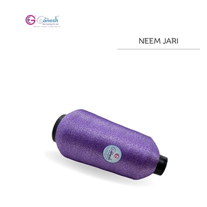 180D Neem Jari Metallic Flora Jari Fil à broder Haute ténacité Lurex Polyester pour tricoter à la main jari - Product Image 3