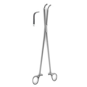 Harrington คีมตัดทรวงอกแบบหยัก35ซม. ทำจากสแตนเลสเครื่องมือผ่าตัดนำกลับมาใช้ใหม่ได้ด้วยตนเองจับเนื้อเยื่ออ่อนจับหน้าอก - Product Image 4