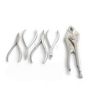 Alicates dentales de corte hueco de ortodoncia de acero inoxidable Premium 14cm arco cóncavo que forma alambre doblado instrumento Dental - Product Image 2