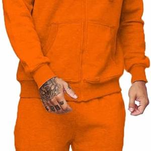 Ensemble de survêtement de sport pour homme en coton 100% solide, léger et écologique, jogging 2 pièces, téléchargé par Dress Sports - Product Image 2