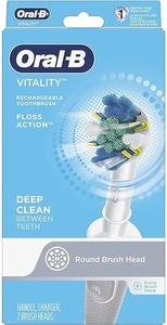 Oral-B Vitality FlossAction Electric <b>Toothbrush</b> Kids Adults Rechargeable Replacement Brush <b>Head</b> Waterproof Plastic Battery - Product Image 3